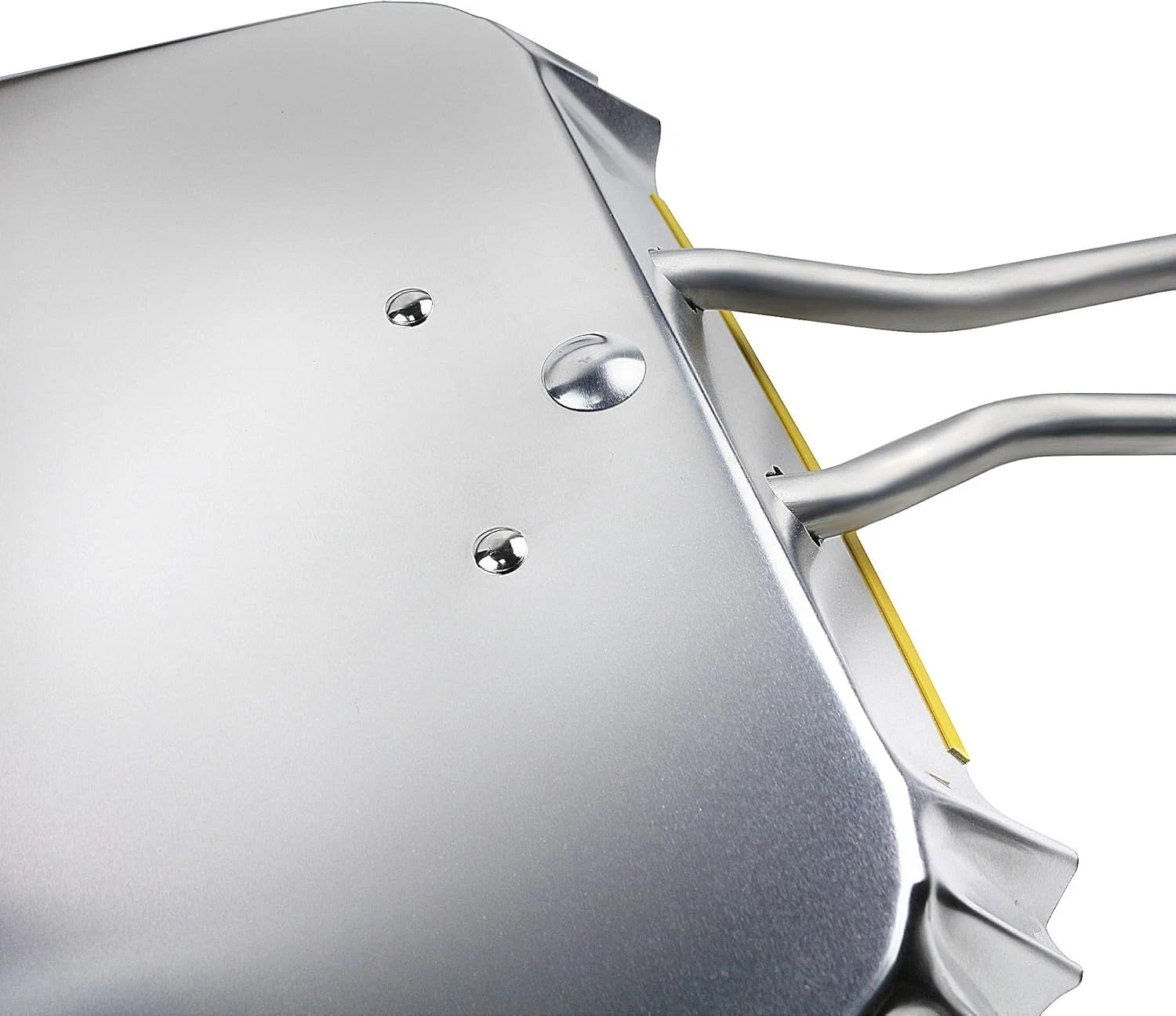 PHYEX 3-Pack 17" Heavy Duty Metal Dust Pans, Wide Dustpans for Household, Easy t