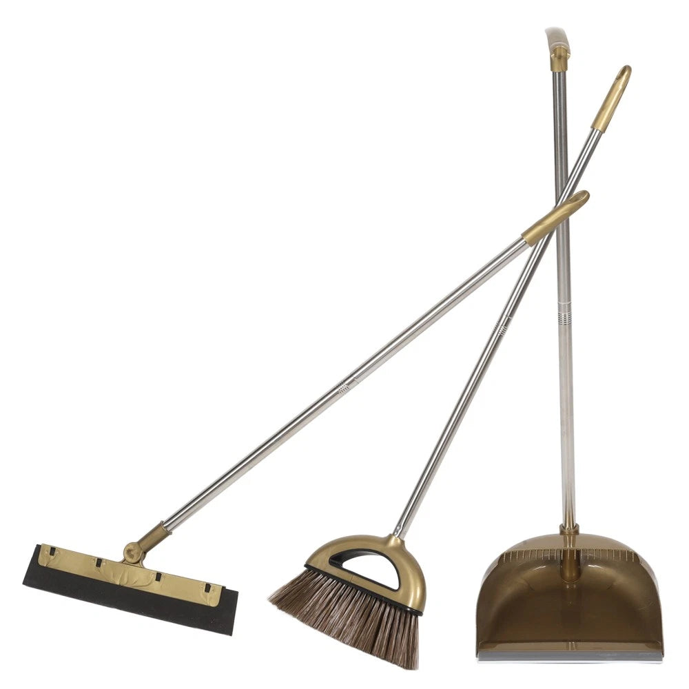 1 Set of Home Broom Dustpan Kitchen Garbage Floor Cleaning Broom