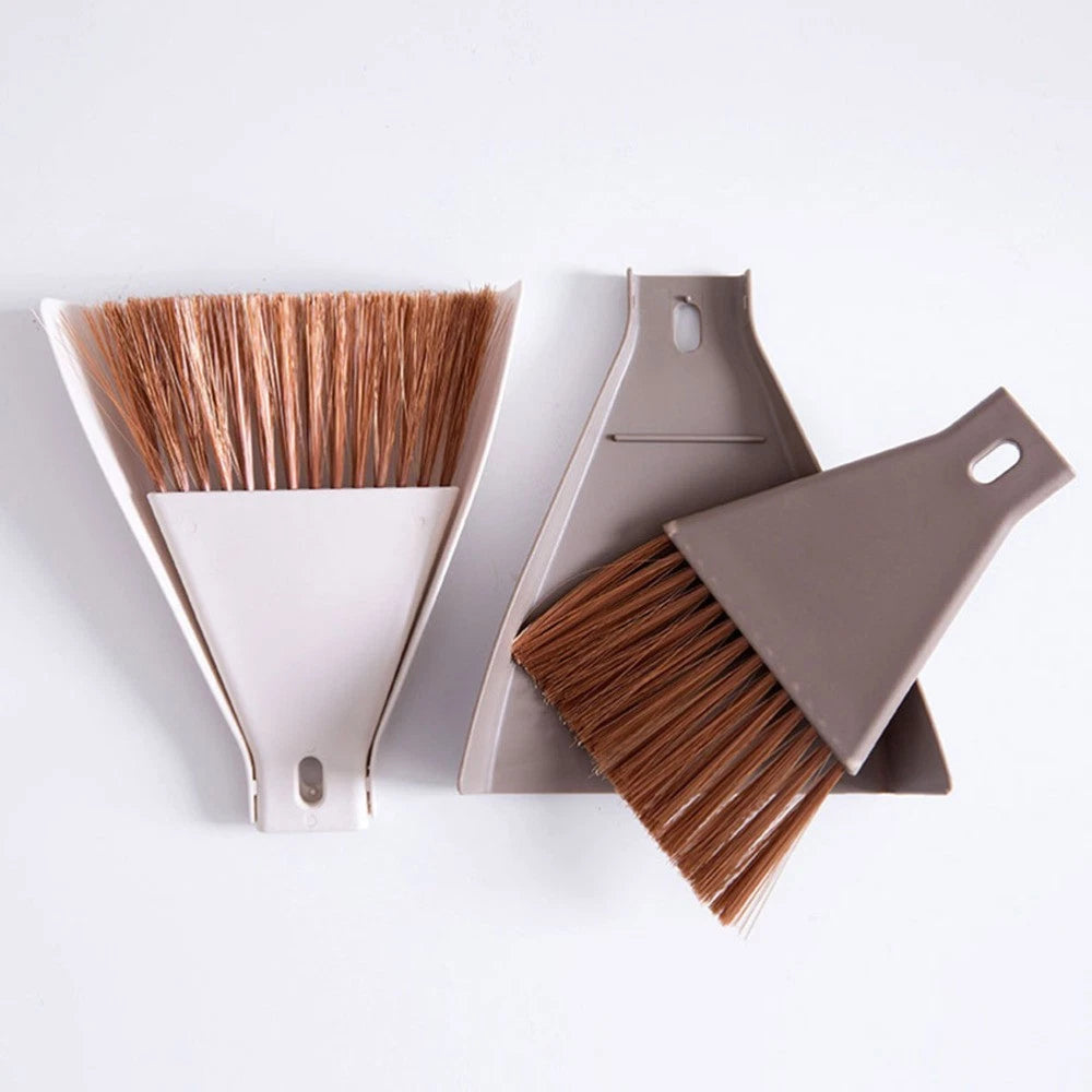 2 Set Preschool Education Broom Travel Childrens Cleaning Hand with Pan