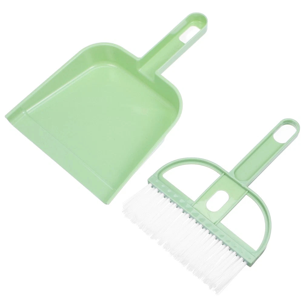Small Broom Set Multi-function Dust Pan Hamster Cage Cleaning Tools