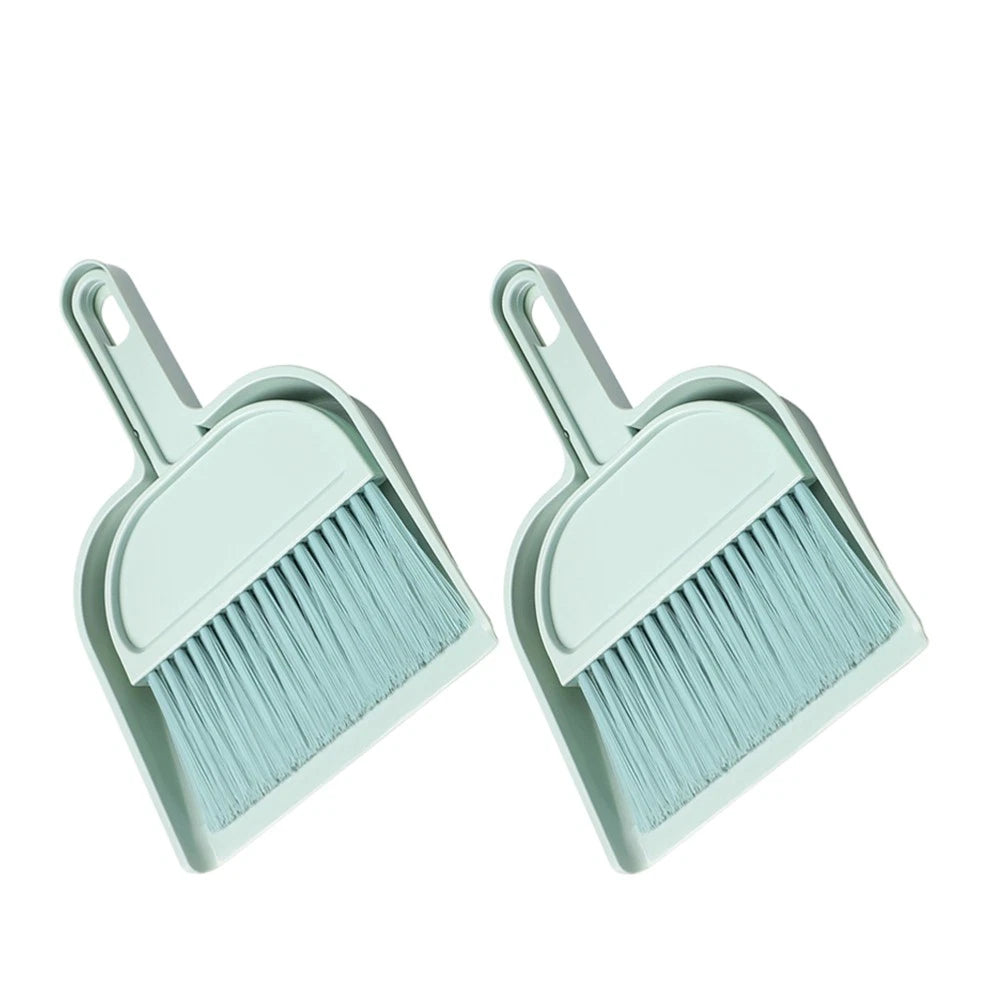 Desktop Broom Set Child Mini Dust Pan Car Cleaning Brush Interior