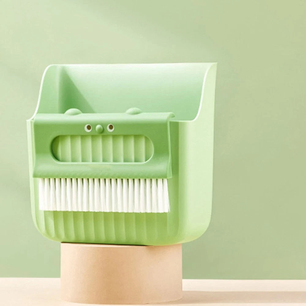 Cleaning Broom Set Counter Top Brush Convenient Mini And Dustpan