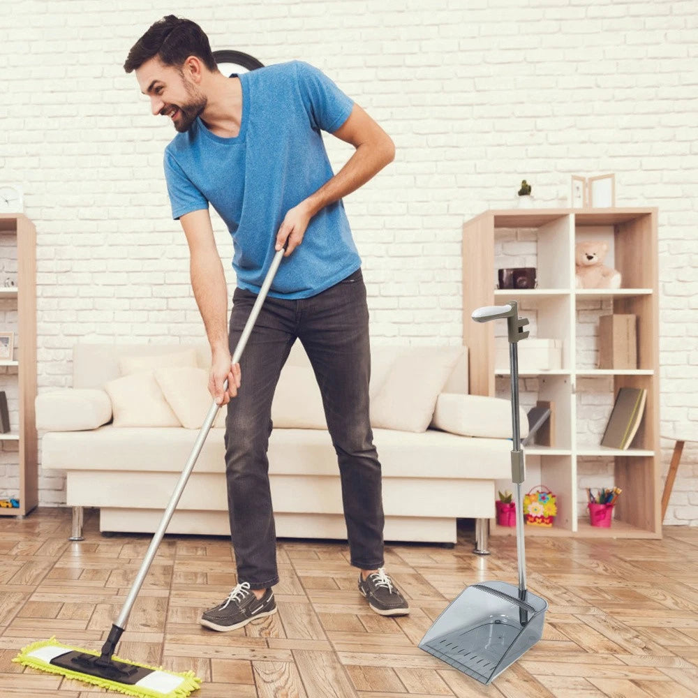 Soft Broom Sweeping Travel Office Dust Pan and Brush Dustpan Kit