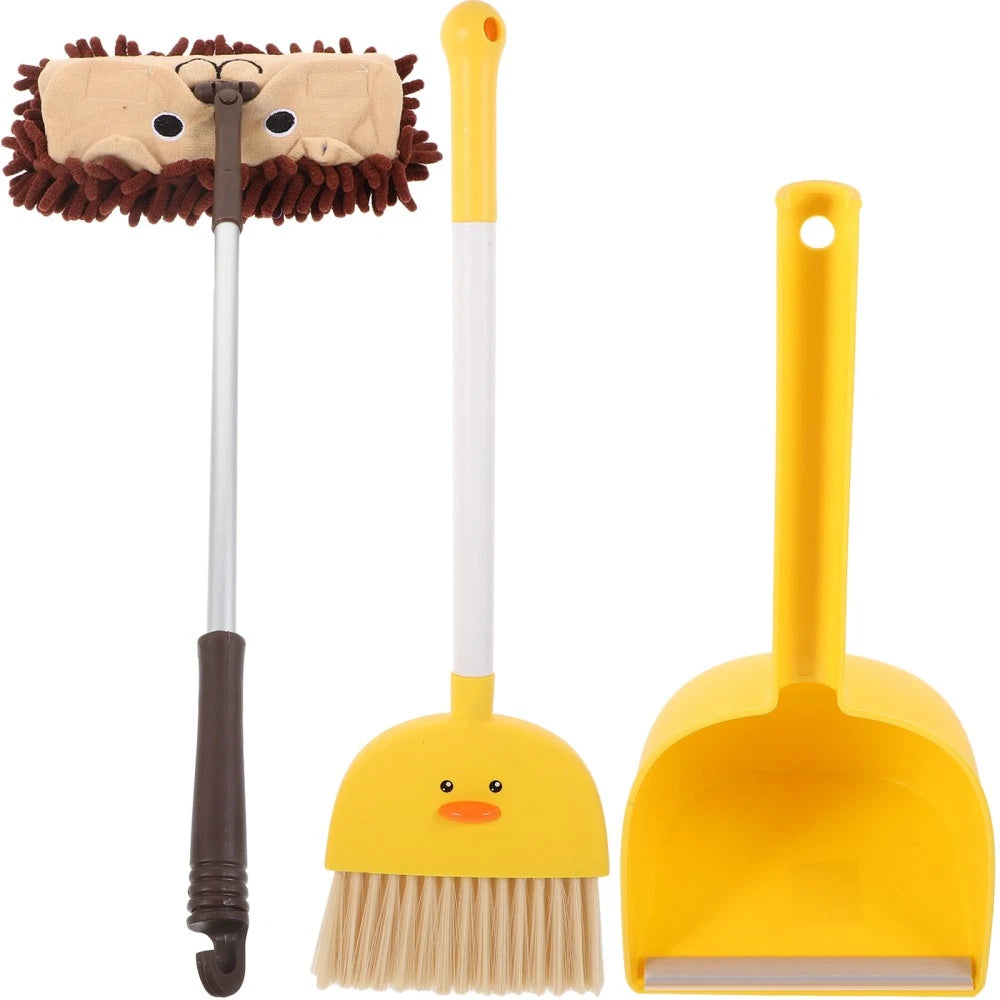 Small Broom Mop Set Baby Dustpan and Brush Household Cleaning Supplies