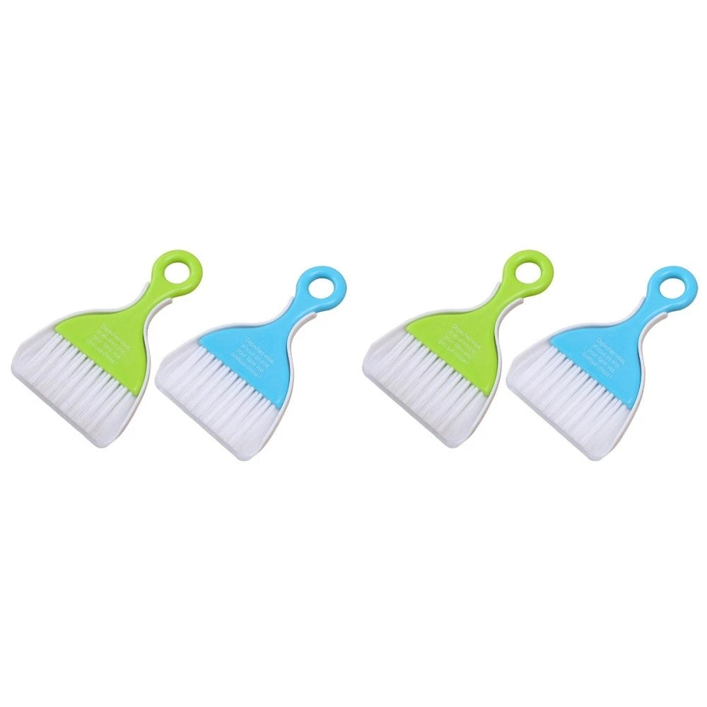 2 Sets Dust Removal Broom Child Small Table Top Dustpan Cleaning