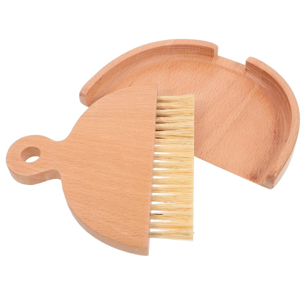 Mini Whisk Broom Desktop Cleaning Brush Set Toddler Dusting and Dustpan Kit