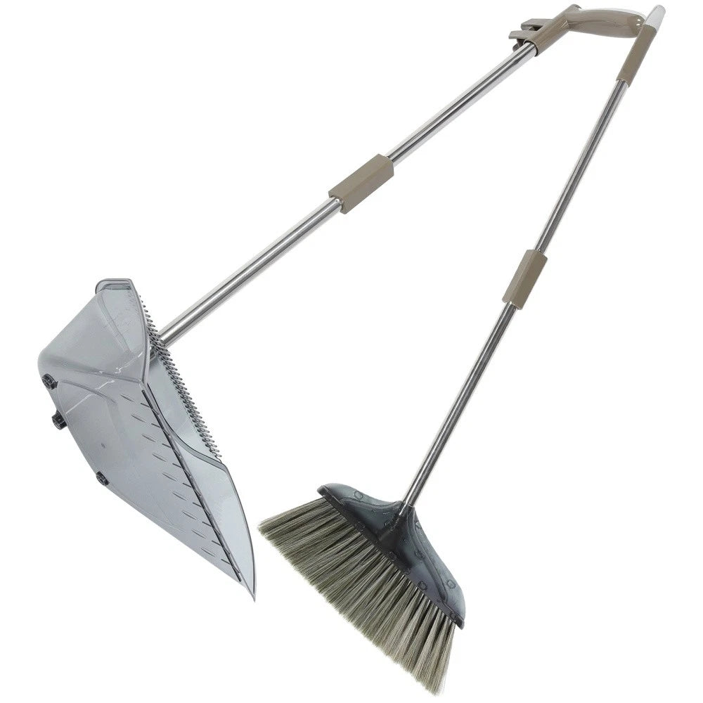 Soft Broom Sweeping Travel Office Dust Pan and Brush Dustpan Kit