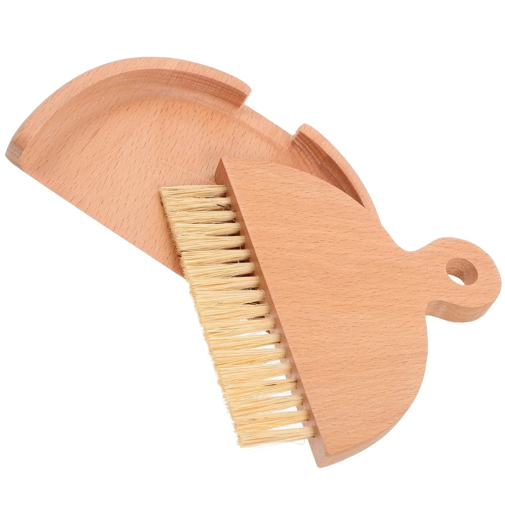 Mini Whisk Broom Desktop Cleaning Brush Set Toddler Dusting and Dustpan Kit