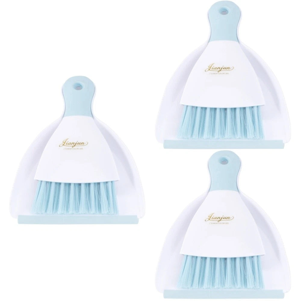 3 Count Convenient Small Dustpan Set Household Supplies Cleaning Tools
