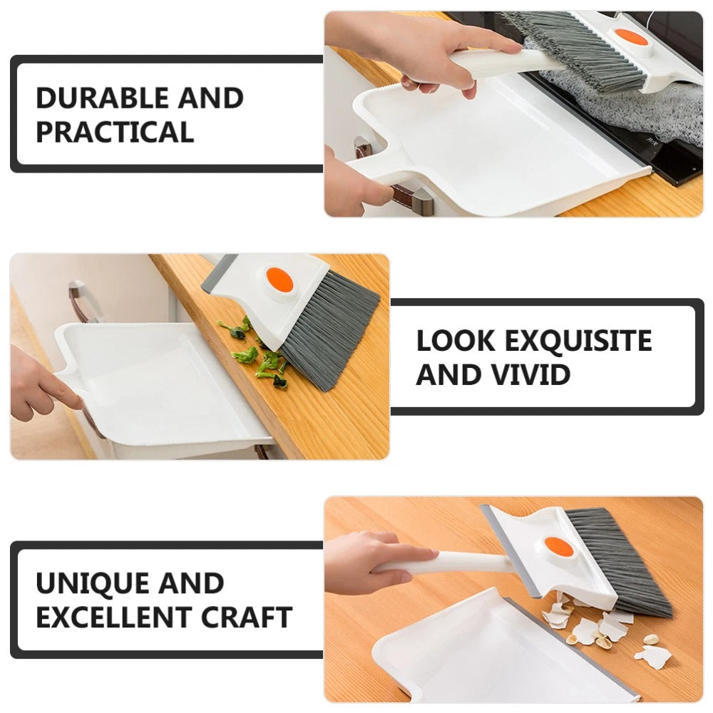 Broom Dustpan Set Child Toddler Mini Brush Cleaning Kit Household