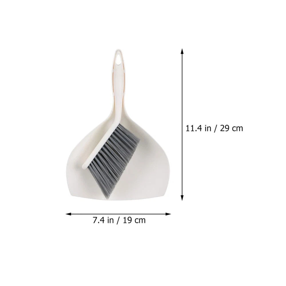 2 Sets Desktop Cleaning Kit Brooms for Sweeping Indoor with Dustpan