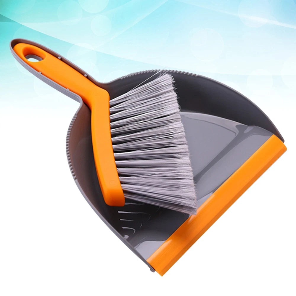 Set of 3 Mini Broom Dust Pan and Brush Sets Handheld Dustpan Small