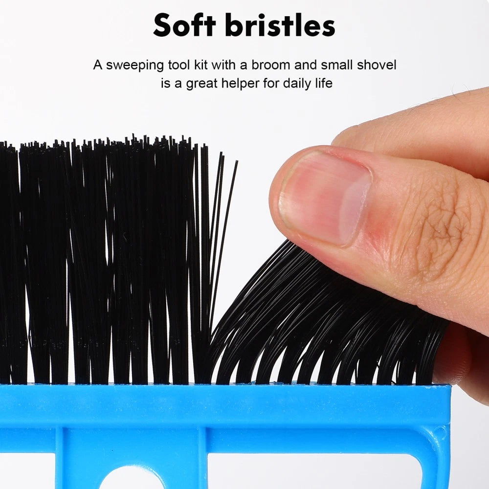 3 Sets Of Household Cleaning Tools Pet Cage Small Brooms Dustpans