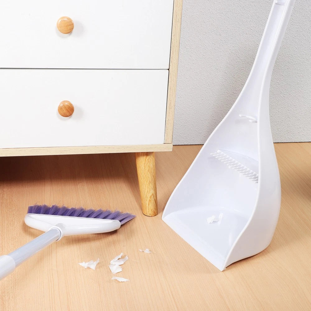 Mini Broom and Dustpan Combination Child Dad Miniature Small Cleaning Brushes