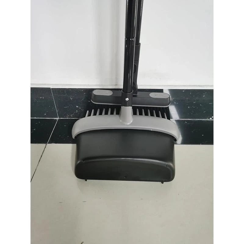 Multifunctional Broom Dustpan Set Swivel Head Extendable Handle Cleaning Fodable
