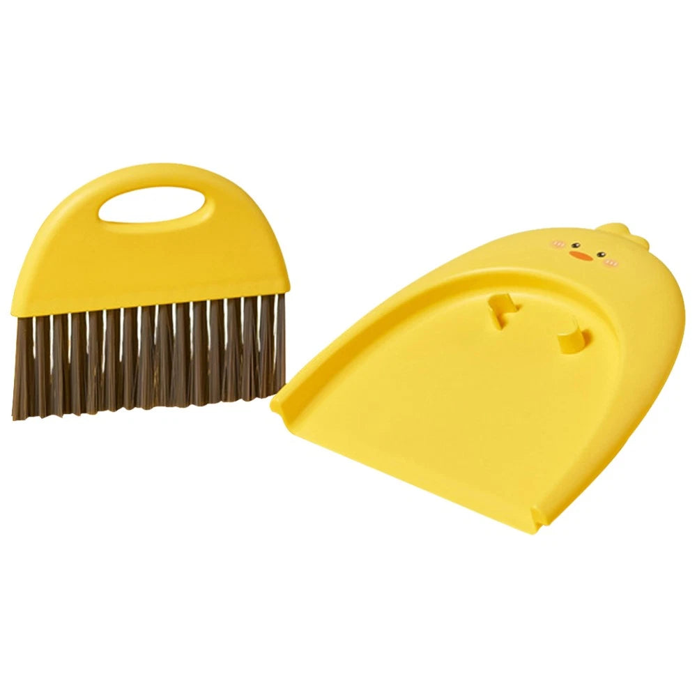 Mini Dustpan Set Baby Child Small and Brush Keyboard Sweeping Countertop