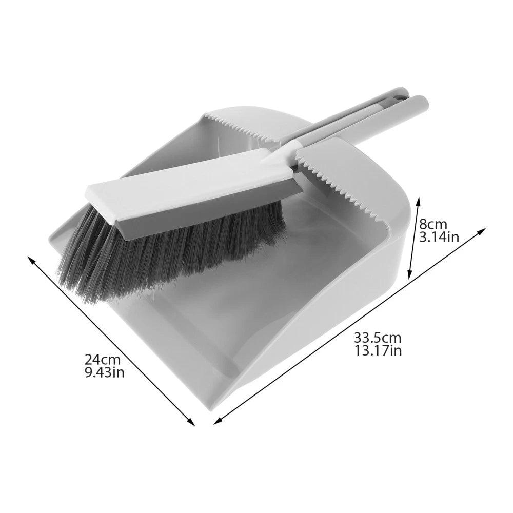 Mini Dustpan Broom Set Desktop Small Brush and Cleaning Portable
