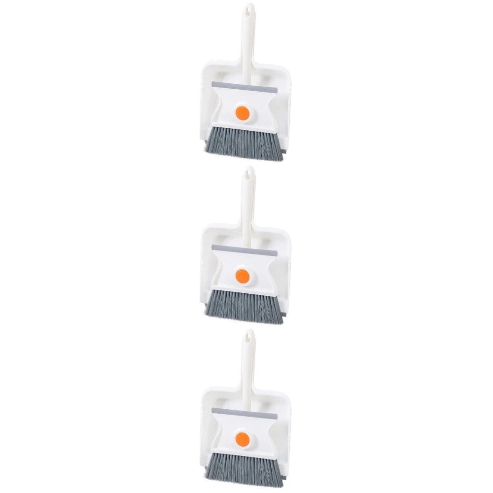 Broom Dustpan Set Mini Brush Child Toddler Desk and Table Cleaning Kit Handheld