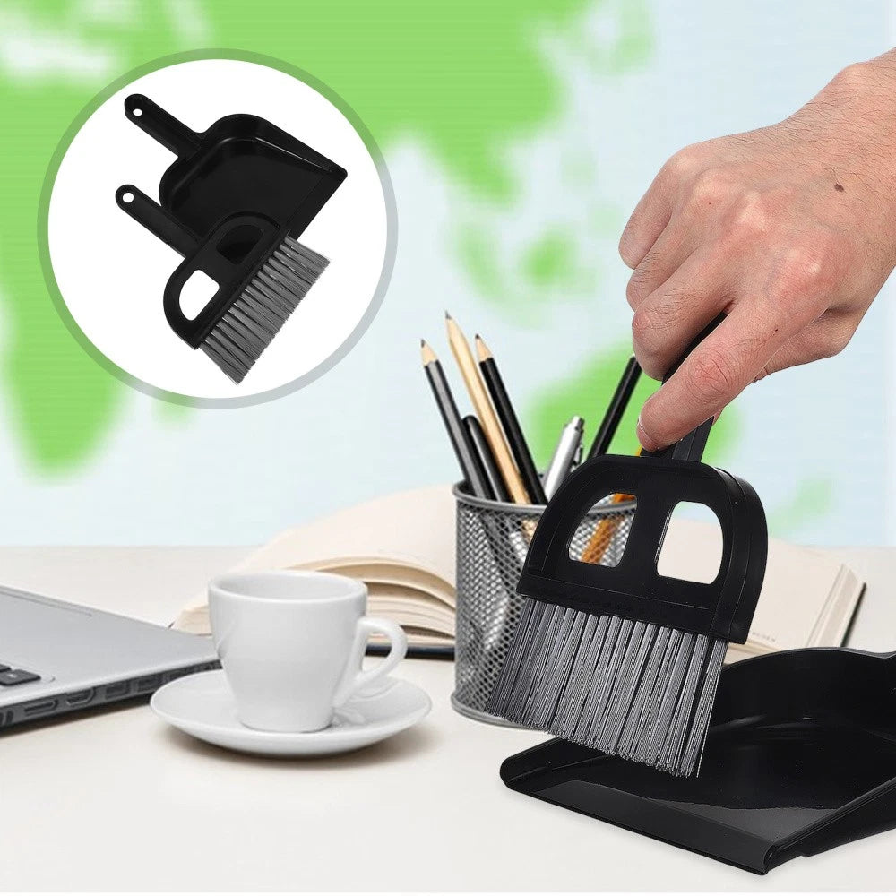 Broom Dustpan Set Portable Mini Broom And Small Cleaning Brush-
