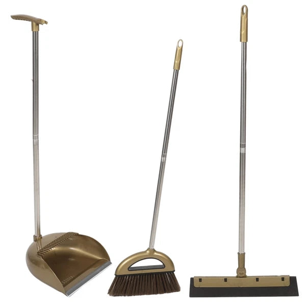 1 Set of Home Broom Dustpan Kitchen Garbage Floor Cleaning Broom