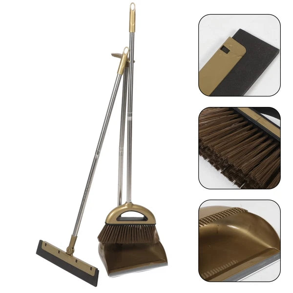 Broom Set and Dustpan for Home Cleaning Tools Toddler Household Supplies