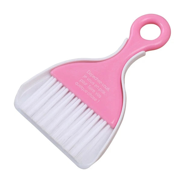 2 Sets Dust Removal Broom Child Mini Keyboard Cleaning Brushes Kit Dustpan