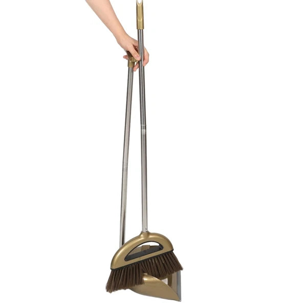 1 Set of Home Broom Dustpan Kitchen Garbage Floor Cleaning Broom