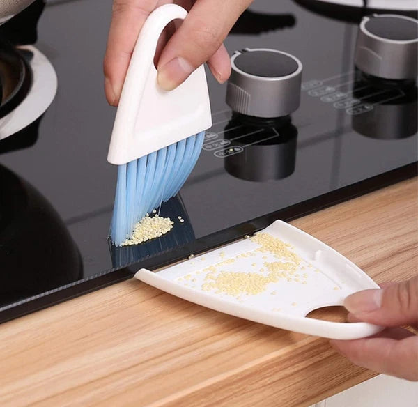 Mini Broom and Dustpan Set – Small Hand Broom & Dustpan Combo | Tiny Brush Set