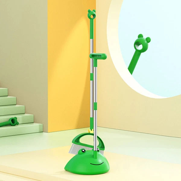 Children's Broom Set Toddler Dustpan Kit Household Cleaning Tools
