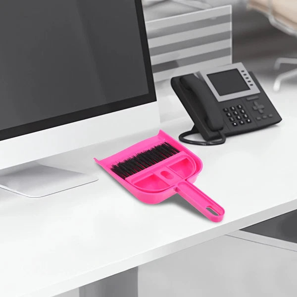 Desktop Broom Set Work Child Cleaning for Toddlers Dustpan Brush Toy