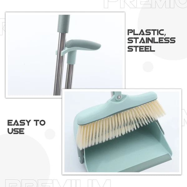 Broom Dustpan Set Office Dusting Brush and Sets Home Cleaning Kit Supplies Dorm