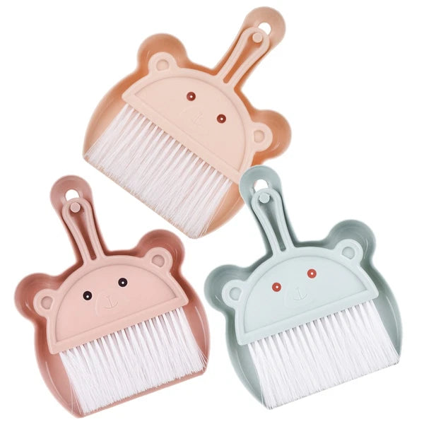 3 Sets Cartoon Broom Dustpan Dustpan Cleaning Mini Dust Pan-
