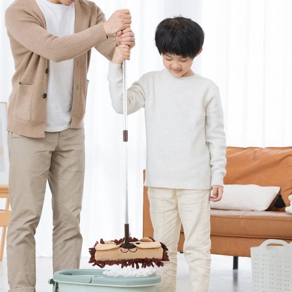 Small Broom Mop Set Baby Dustpan and Brush Household Cleaning Supplies