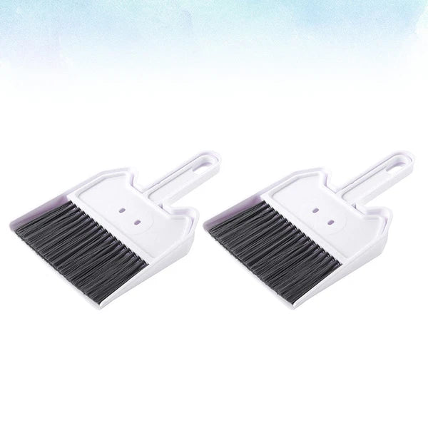 2 Sets Keyboard Cleaning Brush Child Desk Supplies Broom with Dustpan