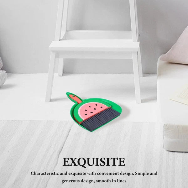 Mini Broom Set Travel Child Desktop Brush Dust Cleaner with Dustpan