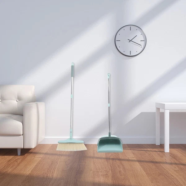 Broom Dustpan Set Office Household with Cleaning Supplies Kit Dorm
