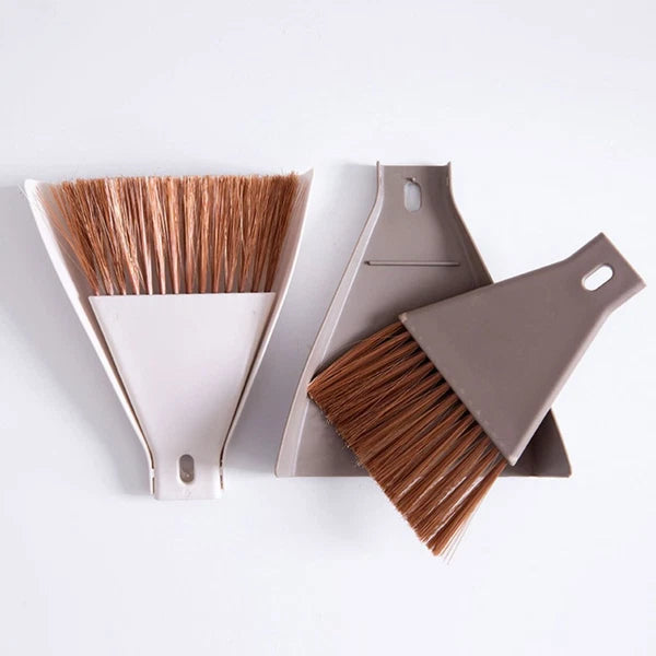 2 Set Preschool Education Broom Travel Childrens Cleaning Hand with Pan