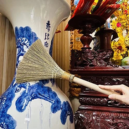 Broom and Dustpan Set for Home, Set of 3 Brooms - Broomstick for House, Combo 3