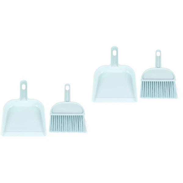 Set of 2 Mini Dustpan Broom Pet Cage Cleaning Supplies Hamster Cleaner