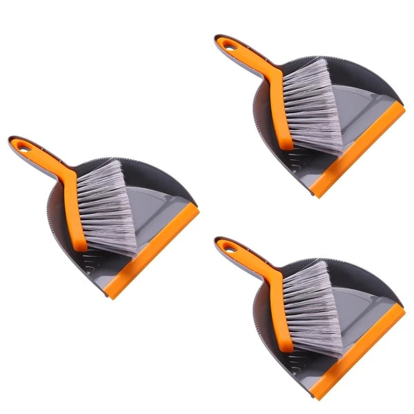 3 Pieces Mini Broom Set Desk Brush and Dust Pan Handheld Dustpan