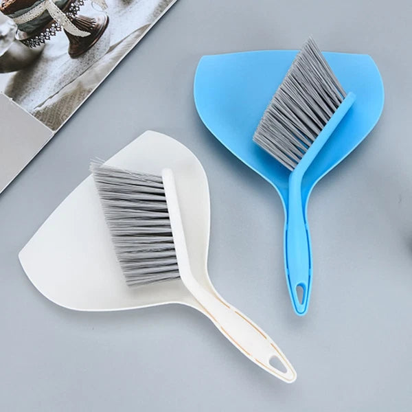 2 Sets of Desktop Cleaning Supplies Mini Broom Dustpan Portable Cleaning Tool