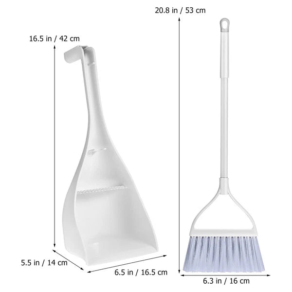 Mini Broom and Dustpan Combination Child Dad Miniature Small Cleaning Brushes