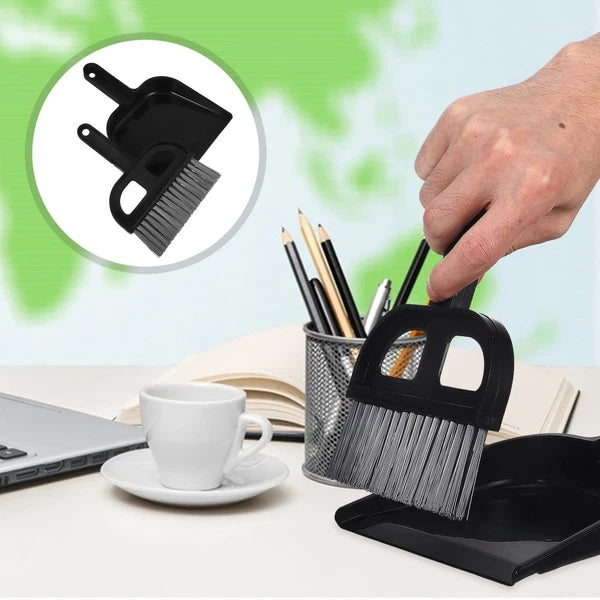 Broom Dustpan Set Portable Mini Broom And Small Cleaning Brush-