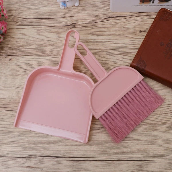 Mini Broom Dustpan Set Small Brush Desktop First Apartment Essentials