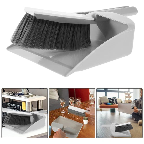 Mini Dustpan Broom Set Desktop Table Sweeper for Crumbs Small Brush and