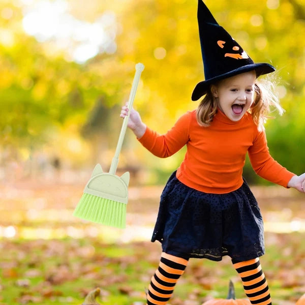 2 Pcs Children's Broom Set Toddler Kids and Dustpan Cleaning Toys