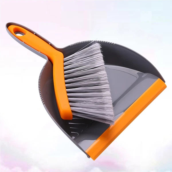 3 Pieces Mini Broom Set Desk Brush and Dust Pan Handheld Dustpan