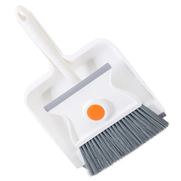 Broom Dustpan Set Mini Brush Child Toddler Desk and Table Cleaning Kit Handheld