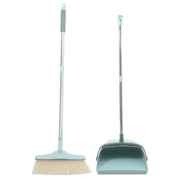 Broom Dustpan Set Office Household Cleaning Supply Household Scoop With-