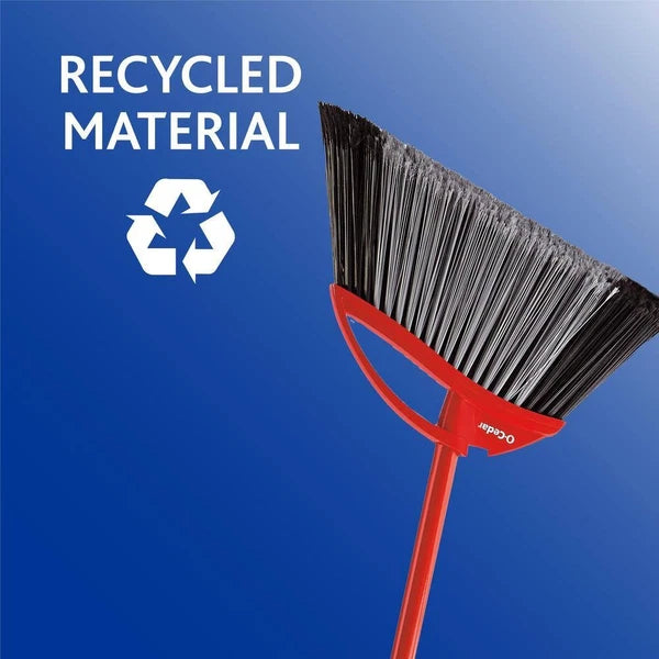 Power Corner Pet Pro Angle Broom with Step on Dust Pan (3-Pack)